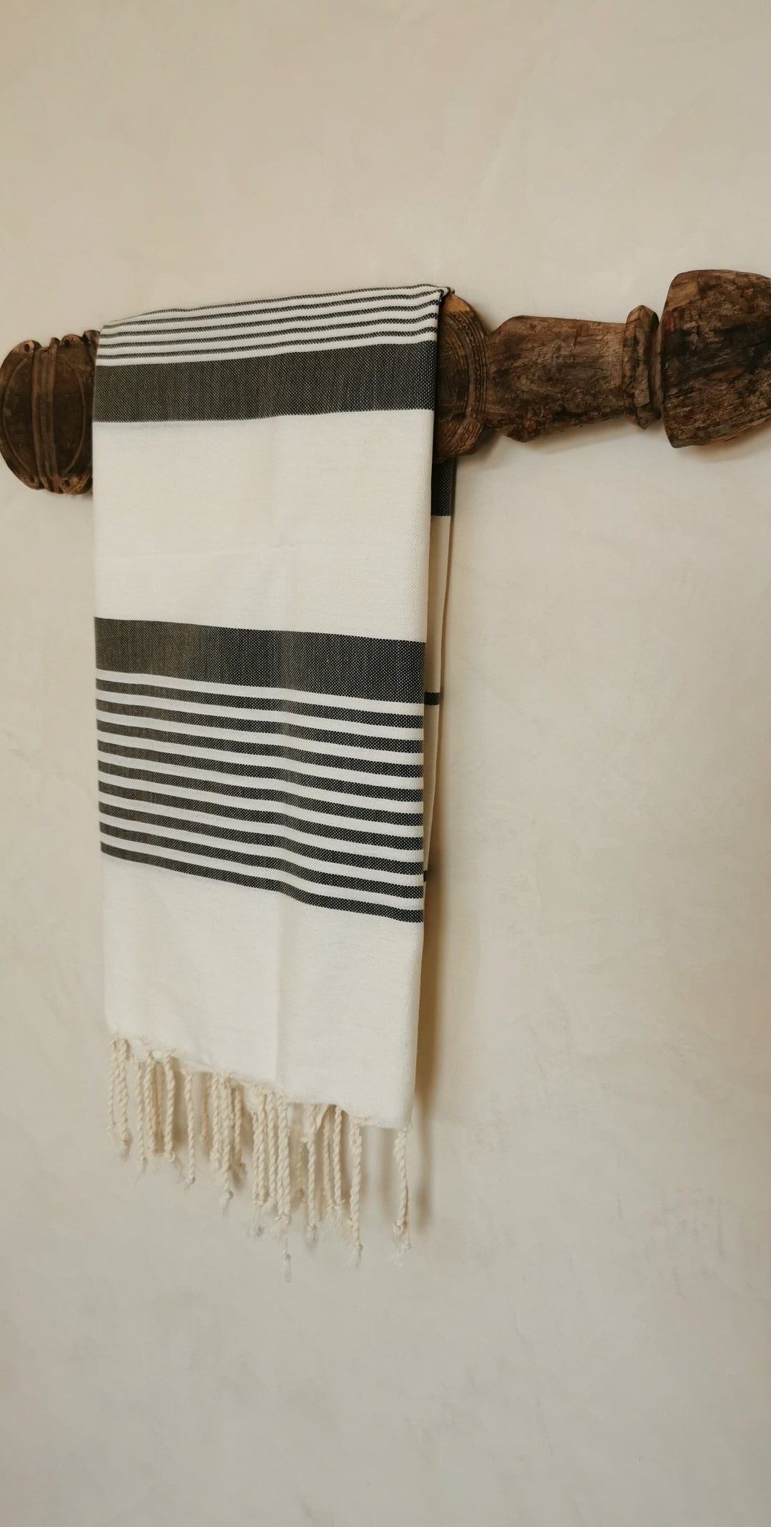 Fouta plate taupe