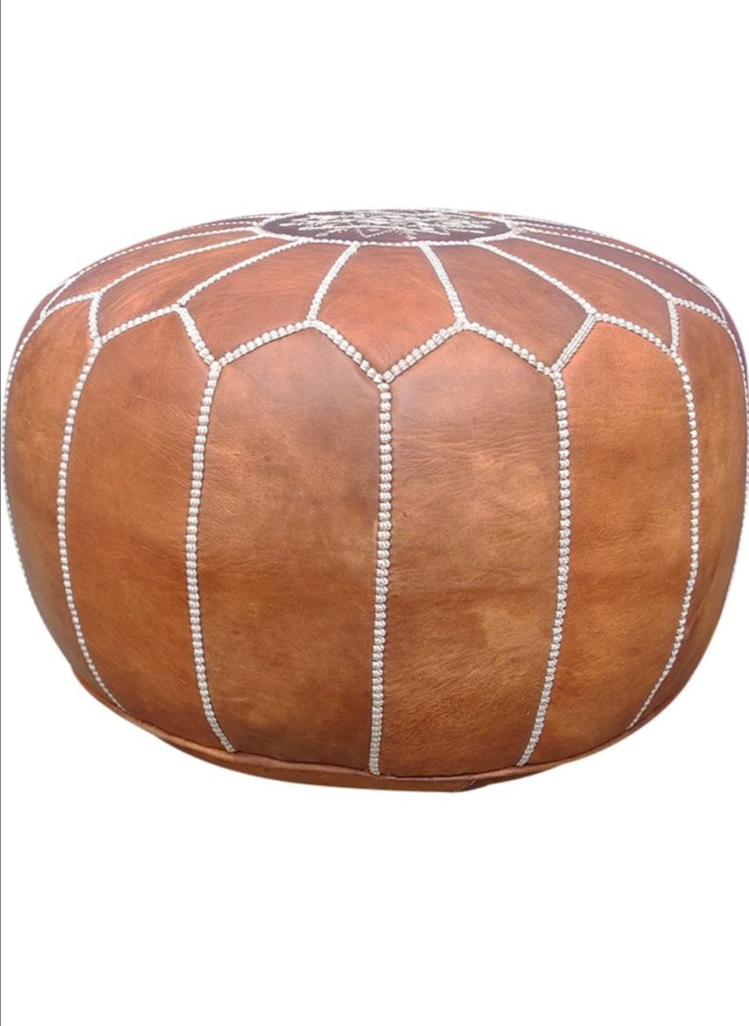 Pouf Rond Cuir