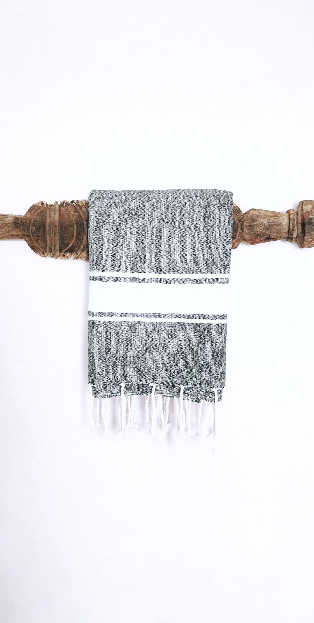 Fouta plate grise