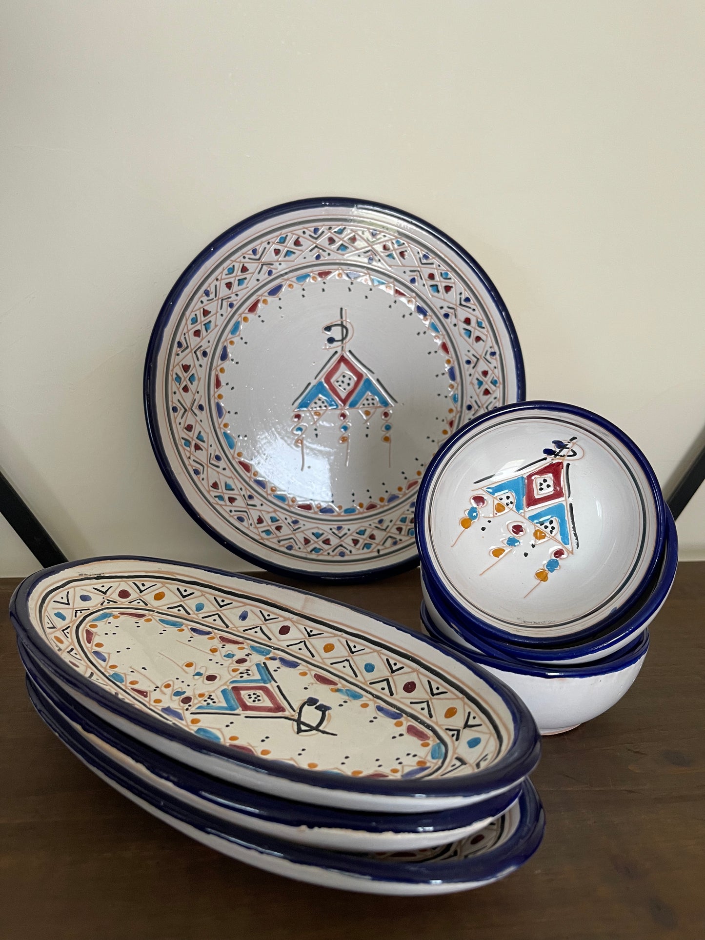 Assiette Plate Khelal Tunis